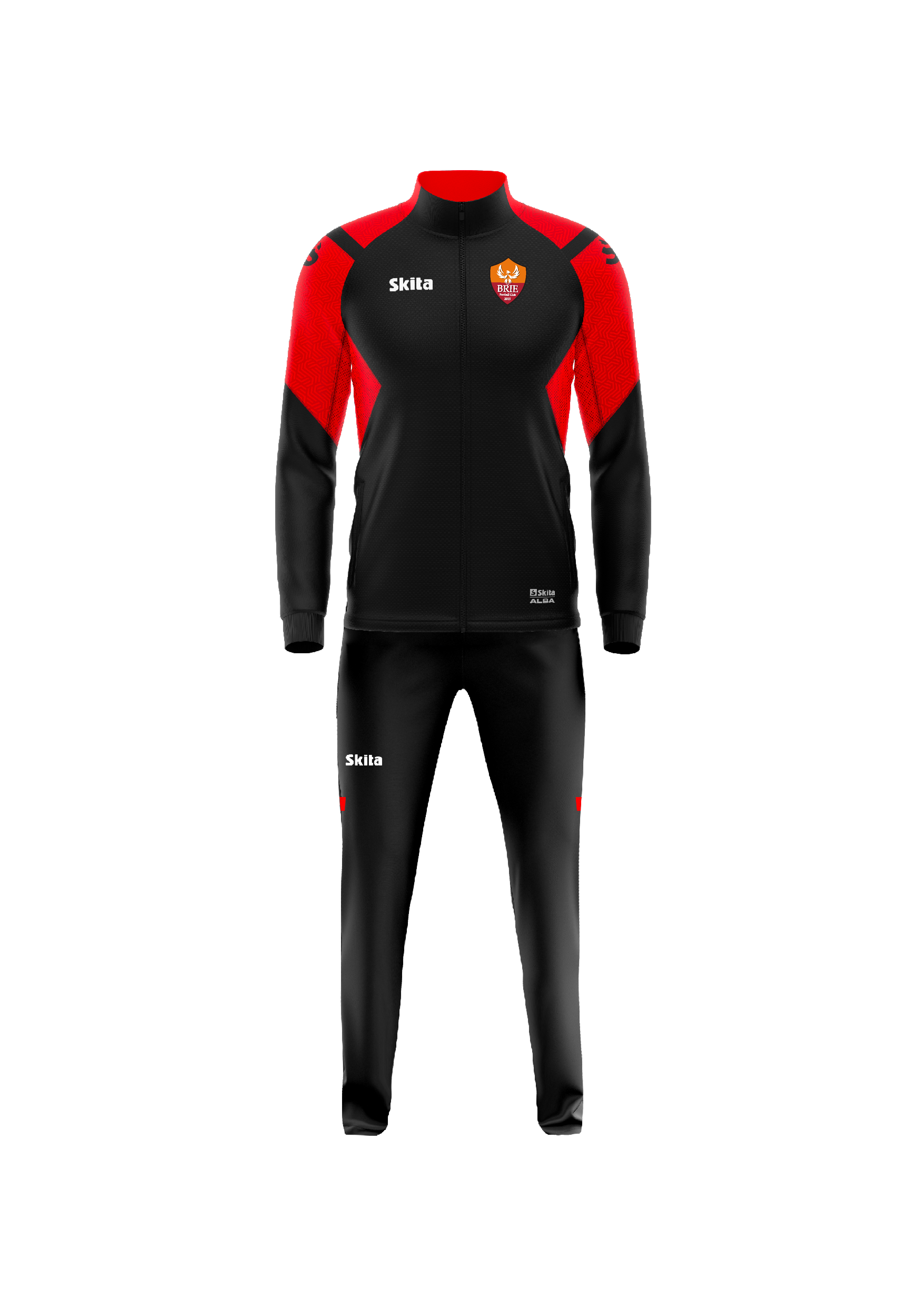 Surv&ecirc;tement ALBA noir/rouge (BRIE FC)